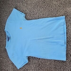Polo Ralph Lauren T-shirt Older Blue Women's Size Medium Thick Ribbed